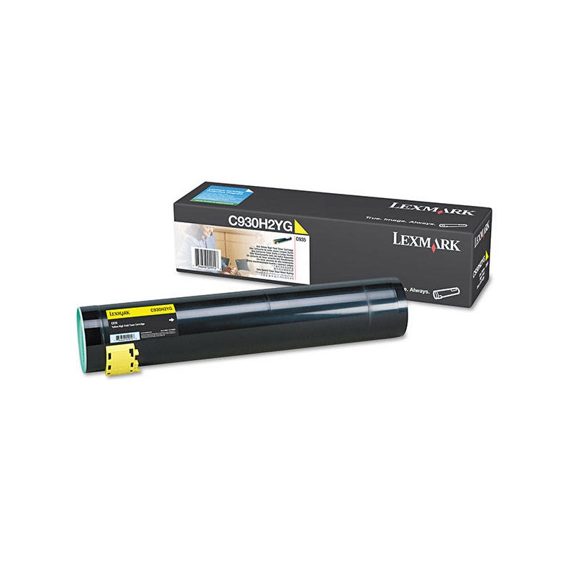 Toner Original Lexmark Yellow, C930H2YG, pentru C935 series, 24K, (timbru verde 1.2 lei) , "C930H2YG"