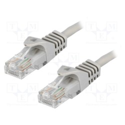 PATCH CORD UTP LOGILINK Cat5e, cupru-aluminiu, 2 m, gri, AWG26, "CP1052U" (timbru verde 0.08 lei)