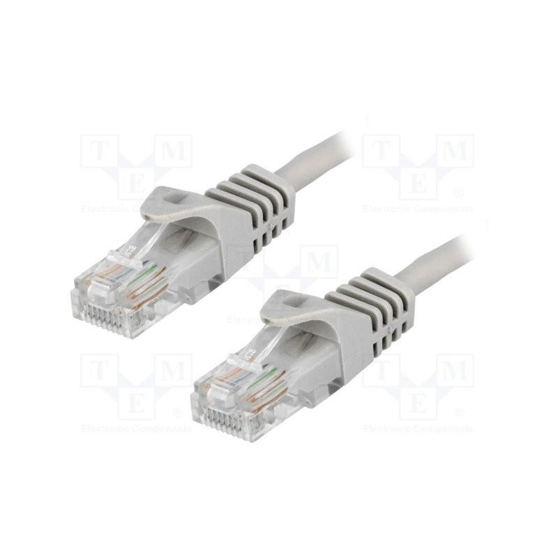 PATCH CORD UTP LOGILINK Cat5e, cupru-aluminiu, 2 m, gri, AWG26, "CP1052U" (timbru verde 0.08 lei)