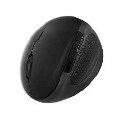 MOUSE Logilink, PC sau NB, wireless, 2.4GHz, optic, 1600 dpi, butoane/scroll 5/1, ergonomic, negru, "ID0139" (timbru verde 0.18 