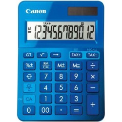 Calculator de birou CANON, LS-123K BL, ecran 12 digiti, alimentare solara si baterie, display LCD, functie business, tax si conv