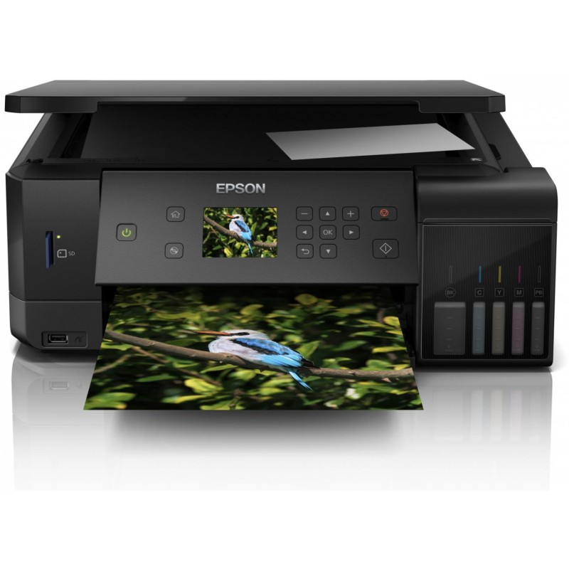 Multifunctional Inkjet CISS Color Epson L7160, A4, Functii:Impr|Scan|Cop,Viteza Print Mono:32 ppm,Viteza Print color:32 ppm,Cone
