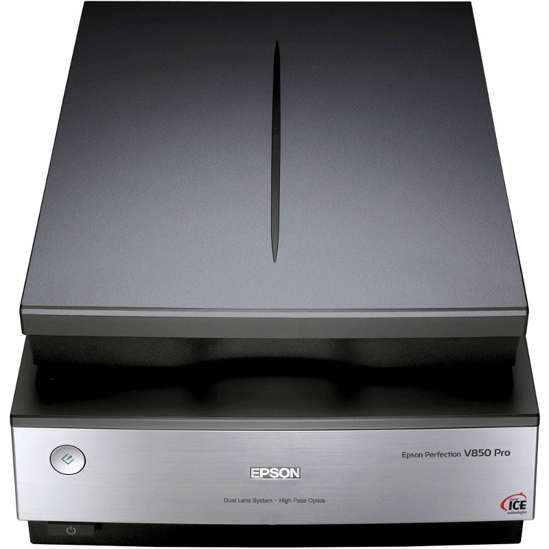 SCANNER  EPSON Perfection V850 Pro Perfection, A4, tip flatbed, viteza scan: 15s/pagina color, rez. optica 6400x9600dpi, senzor 