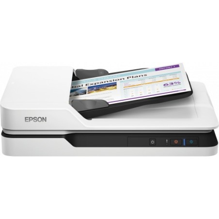 SCANNER  EPSON DS-1630, A4, tip flatbed,viteza scan:25ppm alb-negru/color, rez. op 600x600dpi, ADF 50 pag, duplex, senzor CCD, i