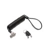 CABLU securitate KENSINGTON pt. notebook slot standard,cheie standard,conectare directa, 1.8m,cablu otel retractabil, 10mm,permi