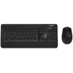 Kit TASTATURA si Mouse Microsoft, "Dektop 3050", wireless, 126 taste format standard, mouse , 3/1 butoane, negru, "PP3-00023" (t