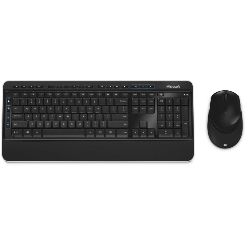 Kit TASTATURA si Mouse Microsoft, "Dektop 3050", wireless, 126 taste format standard, mouse , 3/1 butoane, negru, "PP3-00023" (t