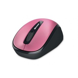 MOUSE MICROSOFT, "Mobile 3500", PC sau NB, wireless, 2.4GHz, optic, 1000 dpi, butoane/scroll 3/1, , roz, "GMF-00276" (timbru ver