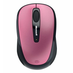 MOUSE MICROSOFT, "Mobile 3500", PC sau NB, wireless, 2.4GHz, optic, 1000 dpi, butoane/scroll 3/1, , roz, "GMF-00276" (timbru ver