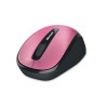 MOUSE MICROSOFT, "Mobile 3500", PC sau NB, wireless, 2.4GHz, optic, 1000 dpi, butoane/scroll 3/1, , roz, "GMF-00276" (timbru ver