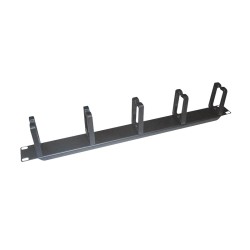 PANOU gestionare cabluri LOGILINK, tip masca orizontala, 19 inch, 1U, negru, "OR104B"