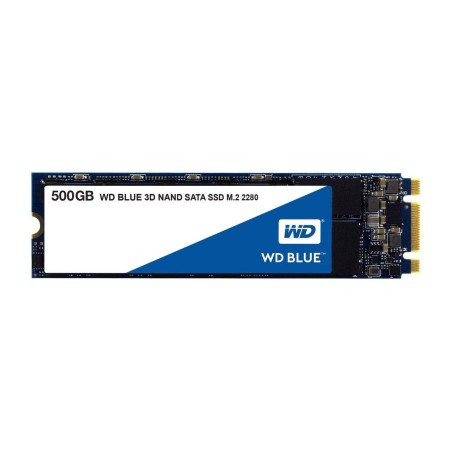 SSD WD, Blue, 500 GB, M.2, S-ATA 3, 3D Nand, R/W: 560/530 MB/s, "WDS500G2B0B"