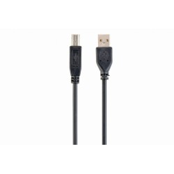 CABLU USB GEMBIRD pt. imprimanta, USB 2.0 (T) la USB 2.0 Type-B (T), 1.8m, conectori auriti, black, "CCP-USB2-AMBM-6" / 45505977