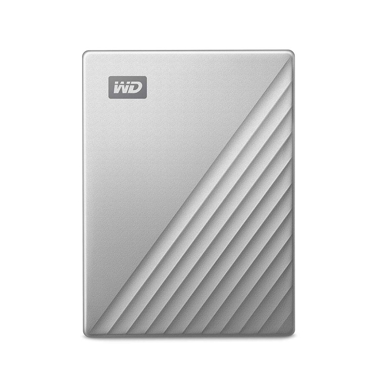 HDD extern WD 4 TB, My Passport Ultra, 2.5 inch, USB 3.0, argintiu, "WDBFTM0040BSL-WESN" (timbru verde 0.8 lei)