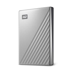 HDD extern WD 2 TB, My Passport Ultra, 2.5 inch, USB 3.0, argintiu, "WDBC3C0020BSL-WESN" (timbru verde 0.8 lei)