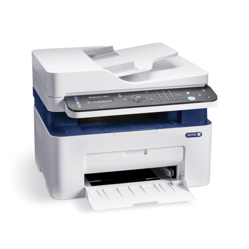 Multifunctional Laser Mono XEROX Workcentre 3025, A4, Functii: Impr.|Scan.|Cop.|Fax, Viteza de Printare Monocrom: 20ppm, Conecti
