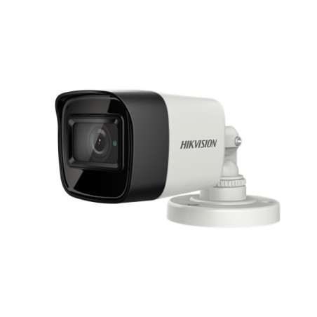 CAMERA supraveghere HIKVISION bullet, pt. exterior, dist. IR 20 m, lentila fixa 2.8 mm, 8.29 Mpx, cu fir, carcasa metal, "DS-2CE