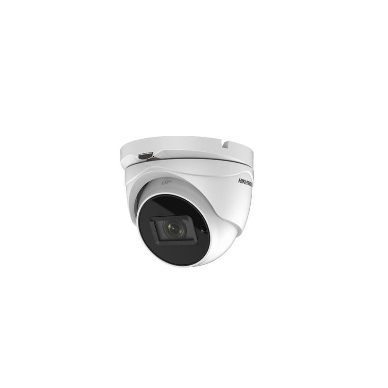 CAMERA supraveghere HIKVISION dome, pt. exterior, dist. IR 60 m, lentila motorizata 2.8 - 12 mm, 8.29 Mpx, cu fir, carcasa metal