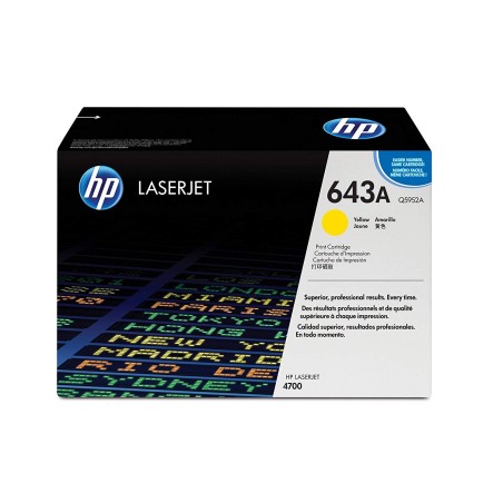 Toner Original HP Yellow, nr.643A, pentru Color LaserJet 4700 series, 1K, (timbru verde 1.2 lei) , "Q5952A"