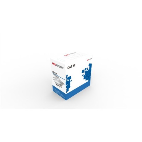 ROLA CABLU UTP HIKVISION, Cat5e, 305 m, Cupru, solid, AWG 25, 0.45mm, 0.16mm2,  "DS-1LN5E-E/E"