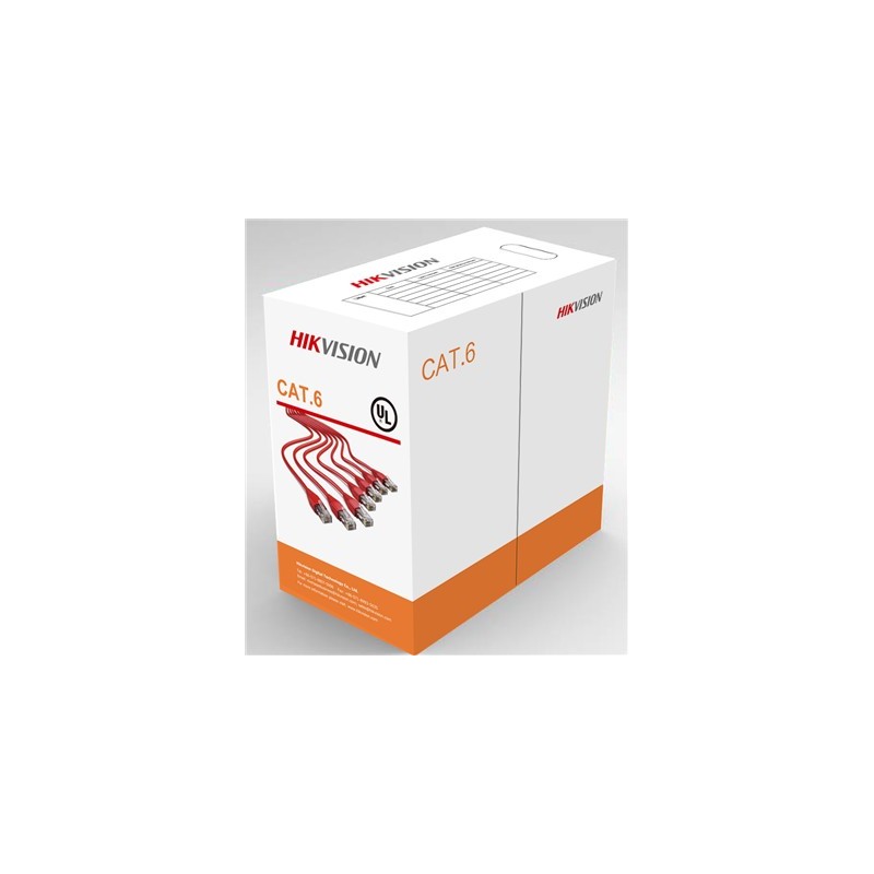 ROLA CABLU U/UTP HIKVISION, Cat6, 305 m, Cupru, solid, AWG23, "DS-1LN6-UU"