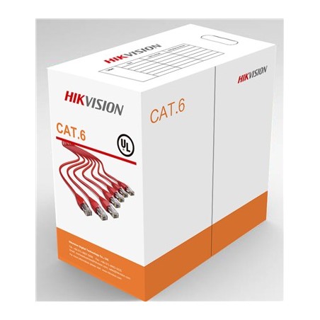 ROLA CABLU U/UTP HIKVISION, Cat6, 305 m, Cupru, solid, AWG23, "DS-1LN6-UU"