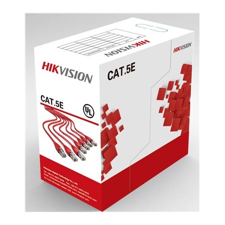 ROLA CABLU U/UTP HIKVISION, Cat5e, 305 m, Cupru, solid, 4P,AWG24, "DS-1LN5E-S"