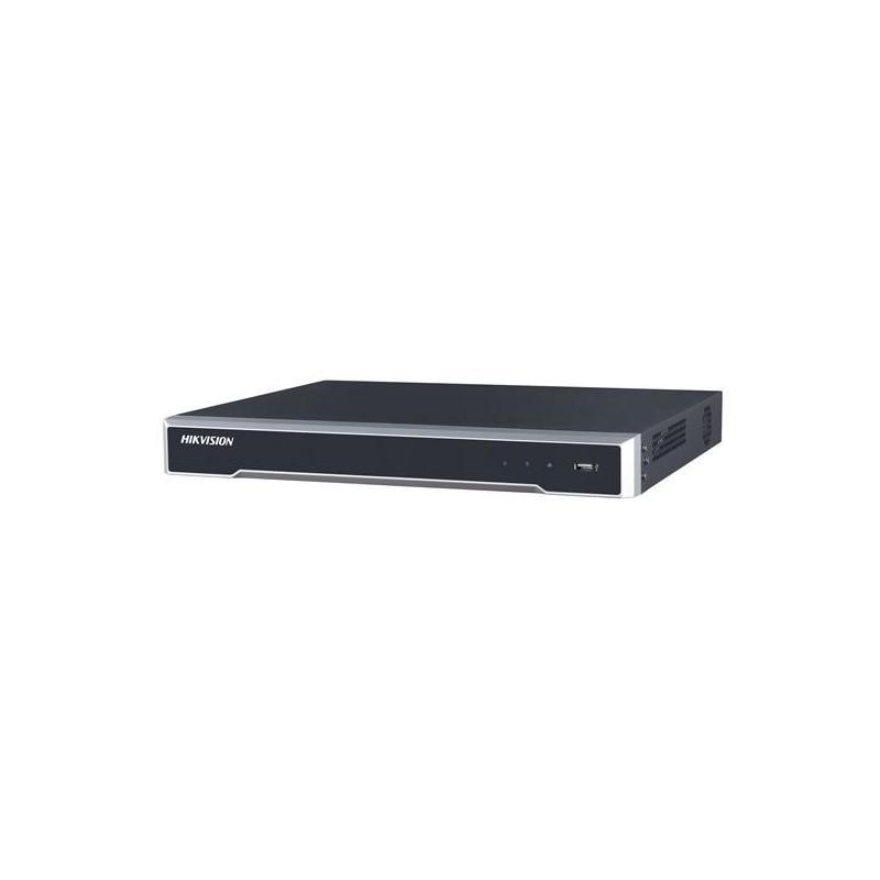 NVR HIKVISION, 8 canale, Rackabil,  cap max 6 TB de fiecare HDD, porturi HDMI | VGA | RCA | Retea RJ45 | USB 2.0 | USB 3.0 | Ala