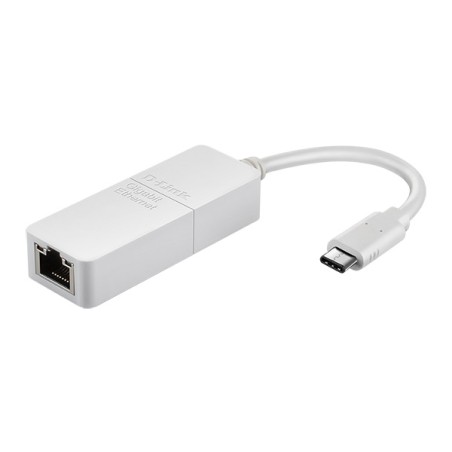 ADAPTOR RETEA D-LINK , extern, USB-C, port RJ-45, 1000 Mbps, "DUB-E130" (timbru verde 0.18 lei)