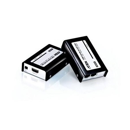 CABLU video ATEN, extender, HDMI (M) | RJ-45 x 2 la HDMI (M) | RJ-45 x 2, Full HD (1920x1080) la 60Hz, "VE800A-AT-G" (timbru ver