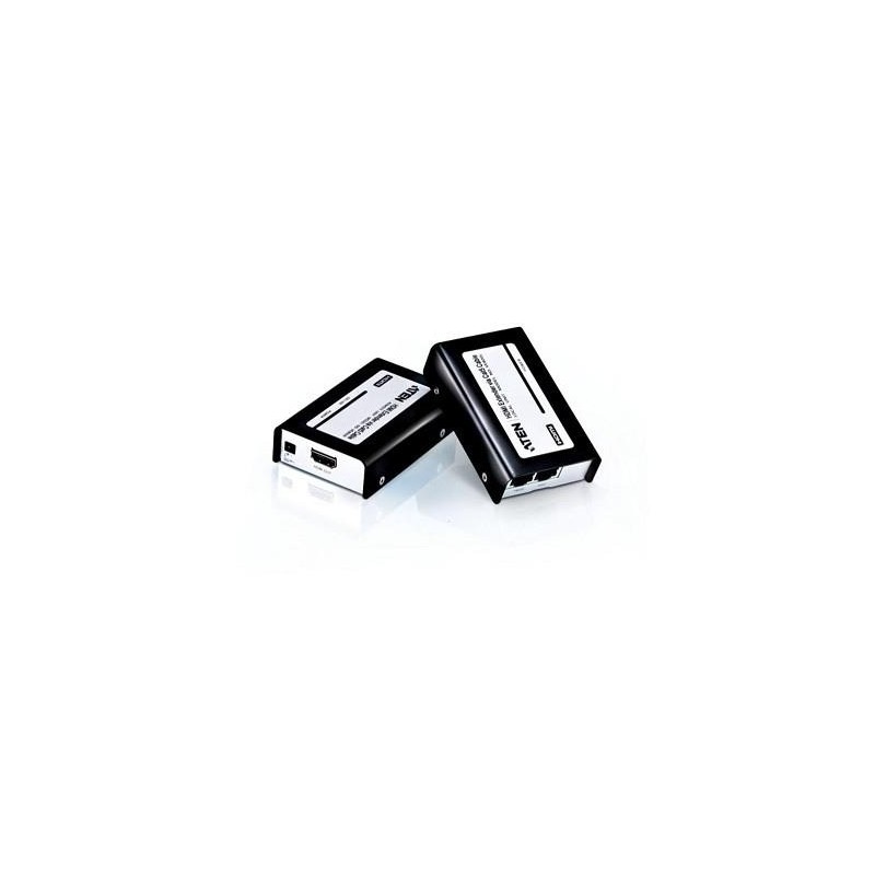 CABLU video ATEN, extender, HDMI (M) | RJ-45 x 2 la HDMI (M) | RJ-45 x 2, Full HD (1920x1080) la 60Hz, "VE800A-AT-G" (timbru ver