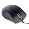 MOUSE GEMBIRD, PC sau NB, cu fir, USB, optic, 1200 dpi, butoane/scroll 4/1, , negru, "MUS-4B-02" (timbru verde 0.18 lei)