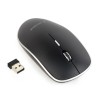 MOUSE GEMBIRD, PC sau NB, wireless, 2.4GHz, optic, 1600 dpi, butoane/scroll 4/1, , negru, "MUSW-4B-01" (timbru verde 0.18 lei)