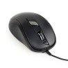 MOUSE GEMBIRD, PC sau NB, cu fir, USB, optic, 1600 dpi, butoane/scroll 6/1, , negru, "MUS-6B-01" (timbru verde 0.18 lei)