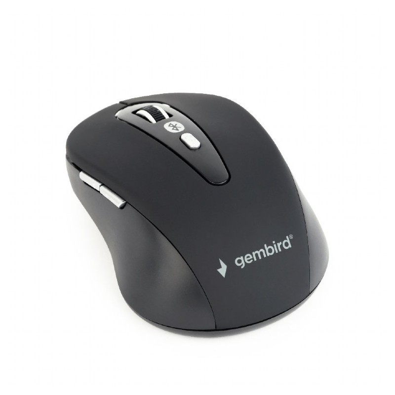 MOUSE GEMBIRD, PC sau NB, Bluetooth, optic, 1600 dpi, butoane/scroll 6/1, , negru, "MUSWB-6B-01" (timbru verde 0.18 lei)