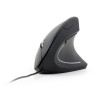 MOUSE GEMBIRD, PC sau NB, cu fir, USB, optic, 3200 dpi, butoane/scroll 6/1, ergonomic, negru, "MUS-ERGO-01" (timbru verde 0.18 l