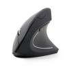 MOUSE GEMBIRD, PC sau NB, wireless, 2.4GHz, optic, 1600 dpi, butoane/scroll 6/1, ergonomic, negru, "MUSW-ERGO-01" (timbru verde 