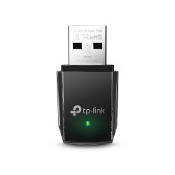 ADAPTOR RETEA TP-LINK AC1300, extern wireless 2.4 GHz | 5 GHz, USB 3.0, port, 1300 Mbps, antena interna x 1, "Archer T3U" (timbr