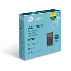 ADAPTOR RETEA TP-LINK AC1300, extern wireless 2.4 GHz | 5 GHz, USB 3.0, port, 1300 Mbps, antena interna x 1, "Archer T3U" (timbr