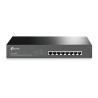 SWITCH TP-LINK POE  8 porturi Gigabit (8 PoE), IEEE 802.3af, carcasa metalica "TL-SG1008MP" (timbru verde 2 lei)