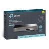 SWITCH TP-LINK POE  8 porturi Gigabit (8 PoE), IEEE 802.3af, carcasa metalica "TL-SG1008MP" (timbru verde 2 lei)