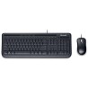 Kit TASTATURA si Mouse Microsoft, "Desktop 600", cu fir, 110 taste format standard, mouse 800dpi, 3/1 butoane, negru, "3J2-00003