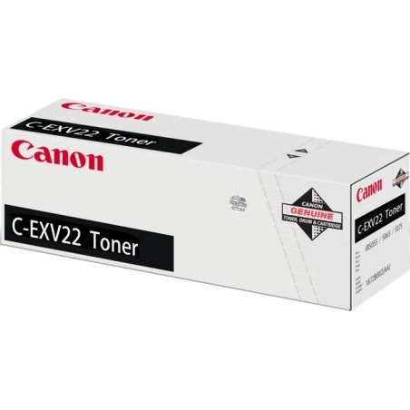 Toner Original Canon Black, EXV22, pentru IR 5055|IR 5055N|IR 5065|IR 5065N|IR 5075|IR 5075N, 48K,NOPP, "CF1872B002AA"
