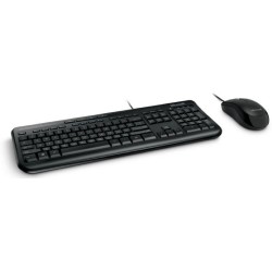 Kit TASTATURA si Mouse Microsoft, "Desktop 600", cu fir, 110 taste format standard, mouse 800dpi, 3/1 butoane, negru, "3J2-00003