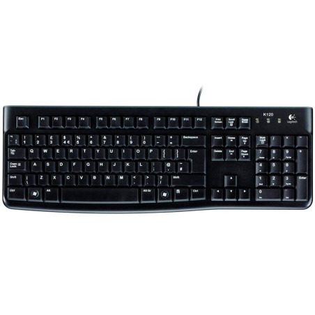 TASTATURA LOGITECH USB, black, "K120" "920-002509" (timbru verde 0.8 lei)