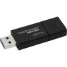 MEMORIE USB 3.0 KINGSTON 128 GB, cu capac, carcasa plastic, negru, "DT100G3/128GB" (timbru verde 0.03 lei)