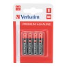 BATERIE VERBATIM  AAA (R3), 1.5V alcalina,  4 buc., "49920" (timbru verde 0.32 lei)