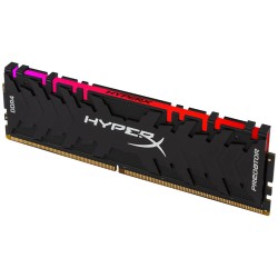 Memorie DDR Kingston - gaming DDR4 8 GB, frecventa 3200 MHz, 1 modul, radiator, iluminare RGB, "HX432C16PB3A/8"