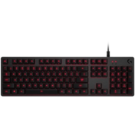 LOGITECH G413 Mechanical Gaming Keyboard - CARBON - US INTL - USB - INTNL - RED LED "920-008310" (timbru verde 0.8 lei)