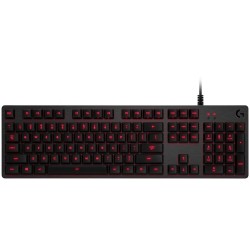 LOGITECH G413 Mechanical Gaming Keyboard - CARBON - US INTL - USB - INTNL - RED LED "920-008310" (timbru verde 0.8 lei)